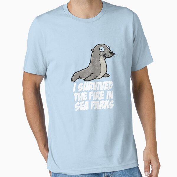 Item preview, I survived the fire in Sea Parks designed and sold by Bosco T. Jones.