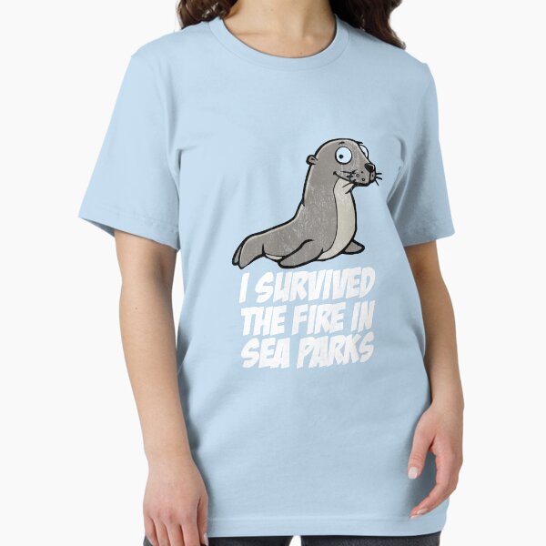 Item preview, I survived the fire in Sea Parks designed and sold by Bosco T. Jones.