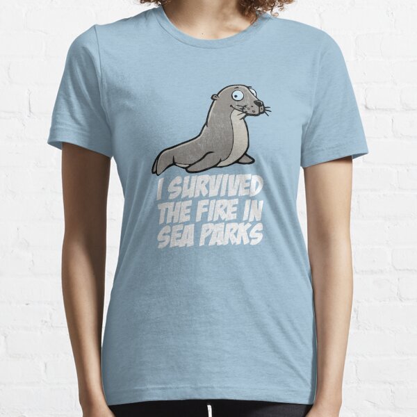 I survived the fire in Sea Parks Essential T-Shirt