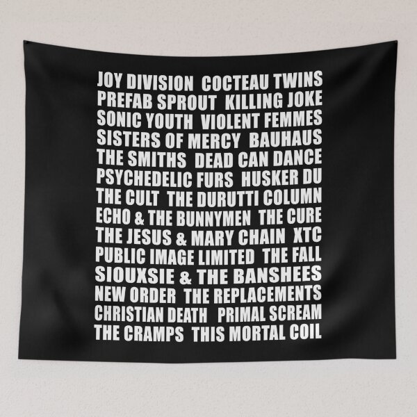 Item preview, 80S music / Alternative bands / white designed and sold by designwowow.