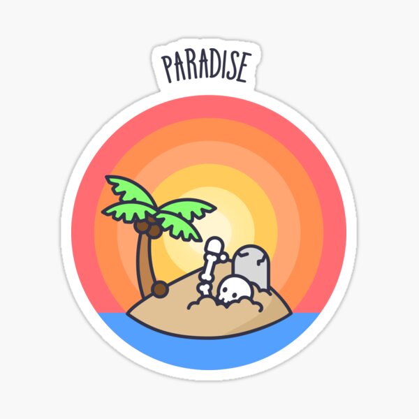 Paradise Island Sticker