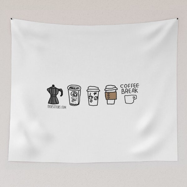 Item preview, Coffee Break shirt version designed and sold by katydubu.