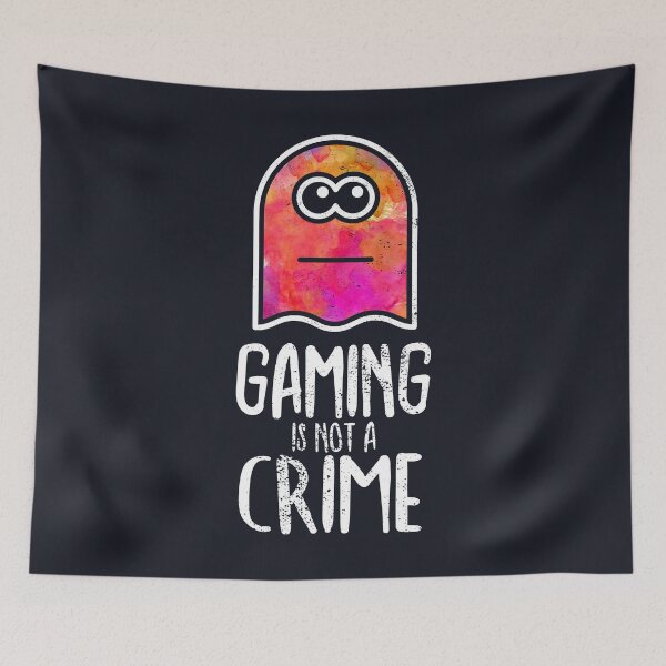 Item preview, Gaming is not a Crime - Gamer Meme designed and sold by RAWWR.
