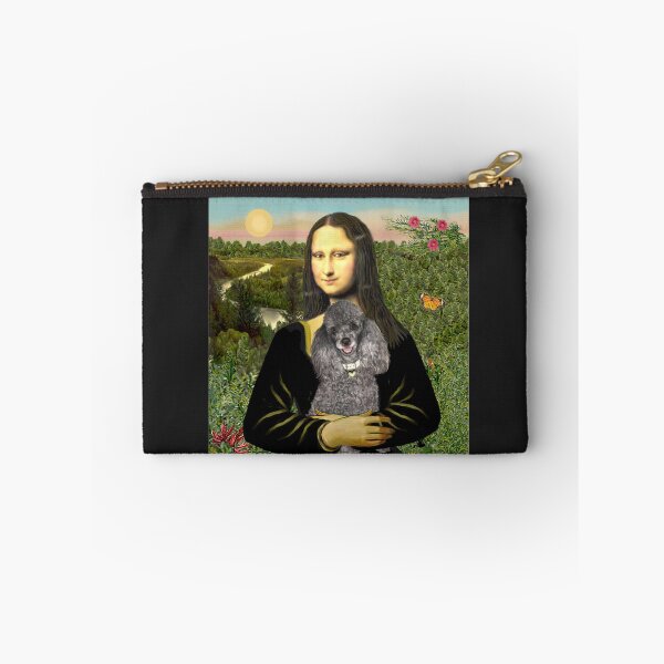 Item preview, Mona Lisa and her Silver Poodle (Toy or Miniature) designed and sold by JeanBFitzgerald.