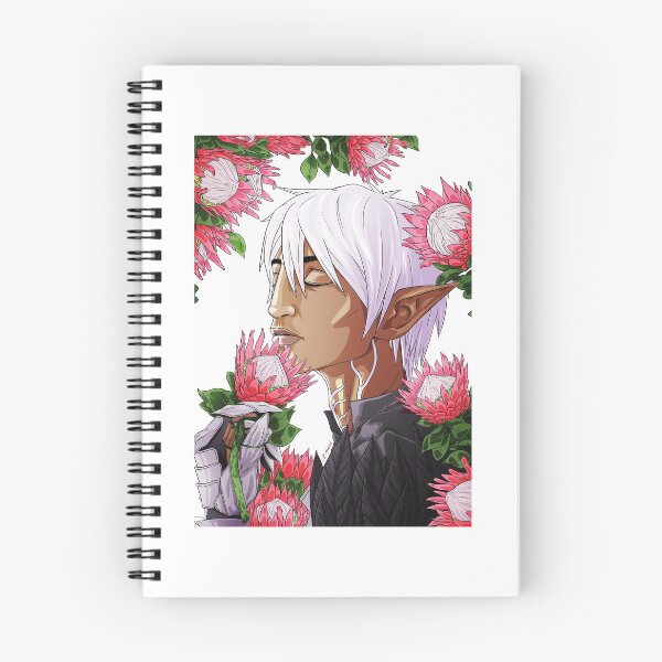 Item preview, The Wolf and The King Protea designed and sold by MoDrawsStuff.