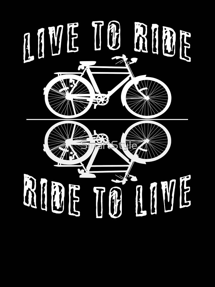 Thumbnail 7 of 7, Oversized T-Shirt, Live To Ride, Ride To Live designed and sold by SmartStyle.