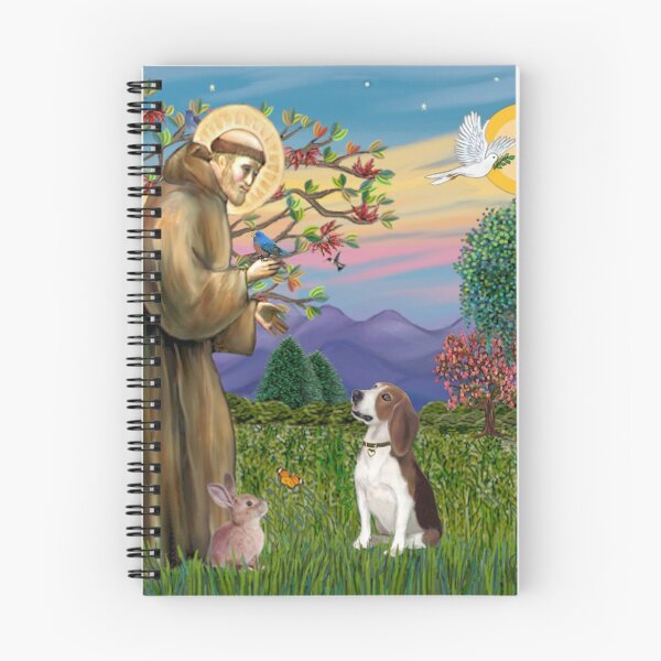 Item preview, St Francis Blesses a Beagle designed and sold by JeanBFitzgerald.