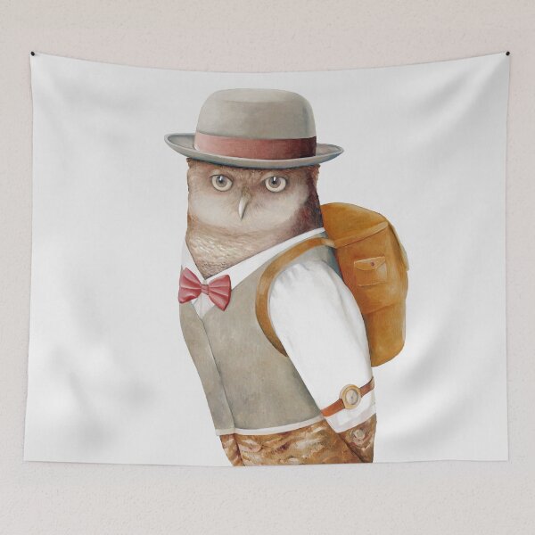Item preview, Travelling Owl designed and sold by AnimalCrew.
