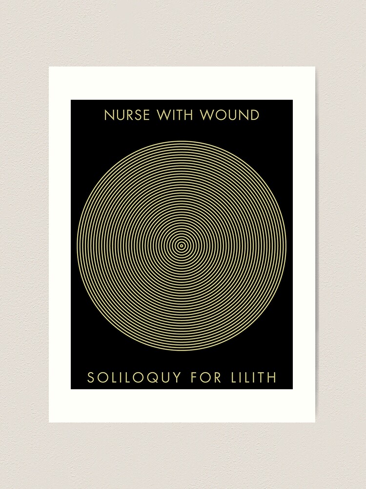 Nurse with wound Soliloquy gold round circles