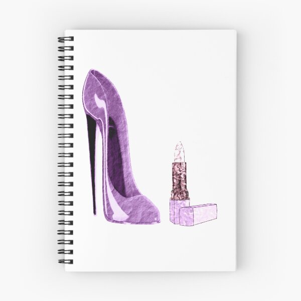 Item preview, Lilac Stiletto Shoe and Lipstick Art designed and sold by ckeenart.