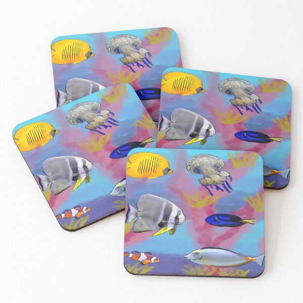 Item preview, Colorful sea fish pattern designed and sold by MelanieNad.
