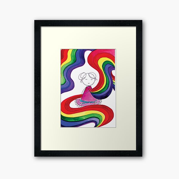 SHARE YOUR HEART Framed Art Print