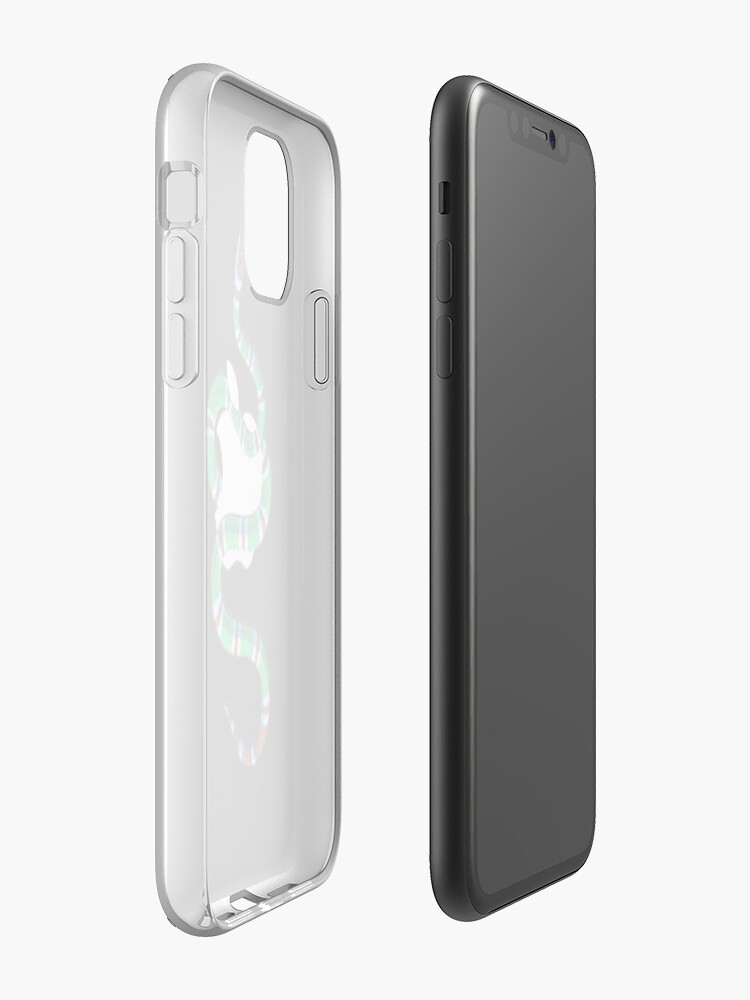 Coque iPhone « ETUI AQUAMARINE GUCCI SNAKE APPLE - Iphone », par F3DUR1C0
