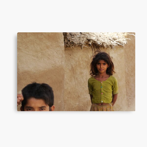 brother and sister Canvas Print