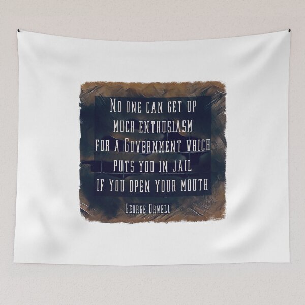 Item preview, Orwell on Free speech and Government  designed and sold by Thirteencats.