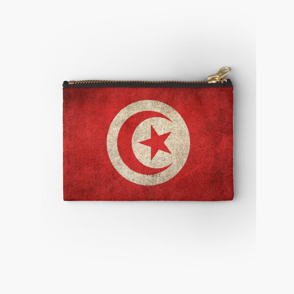 Item preview, Old and Worn Distressed Vintage Flag of Tunisia designed and sold by JeffBartels.