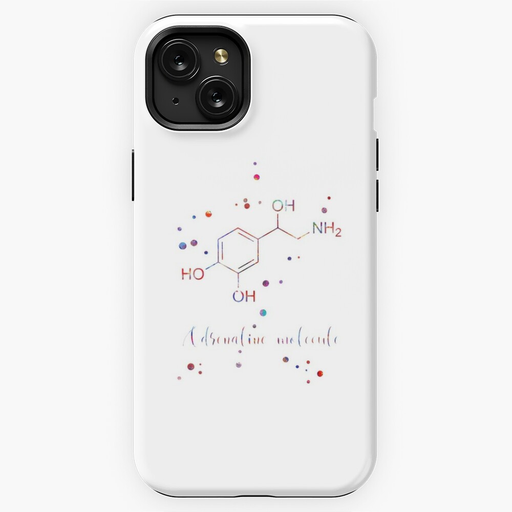 Adrenaline molecule, hormone