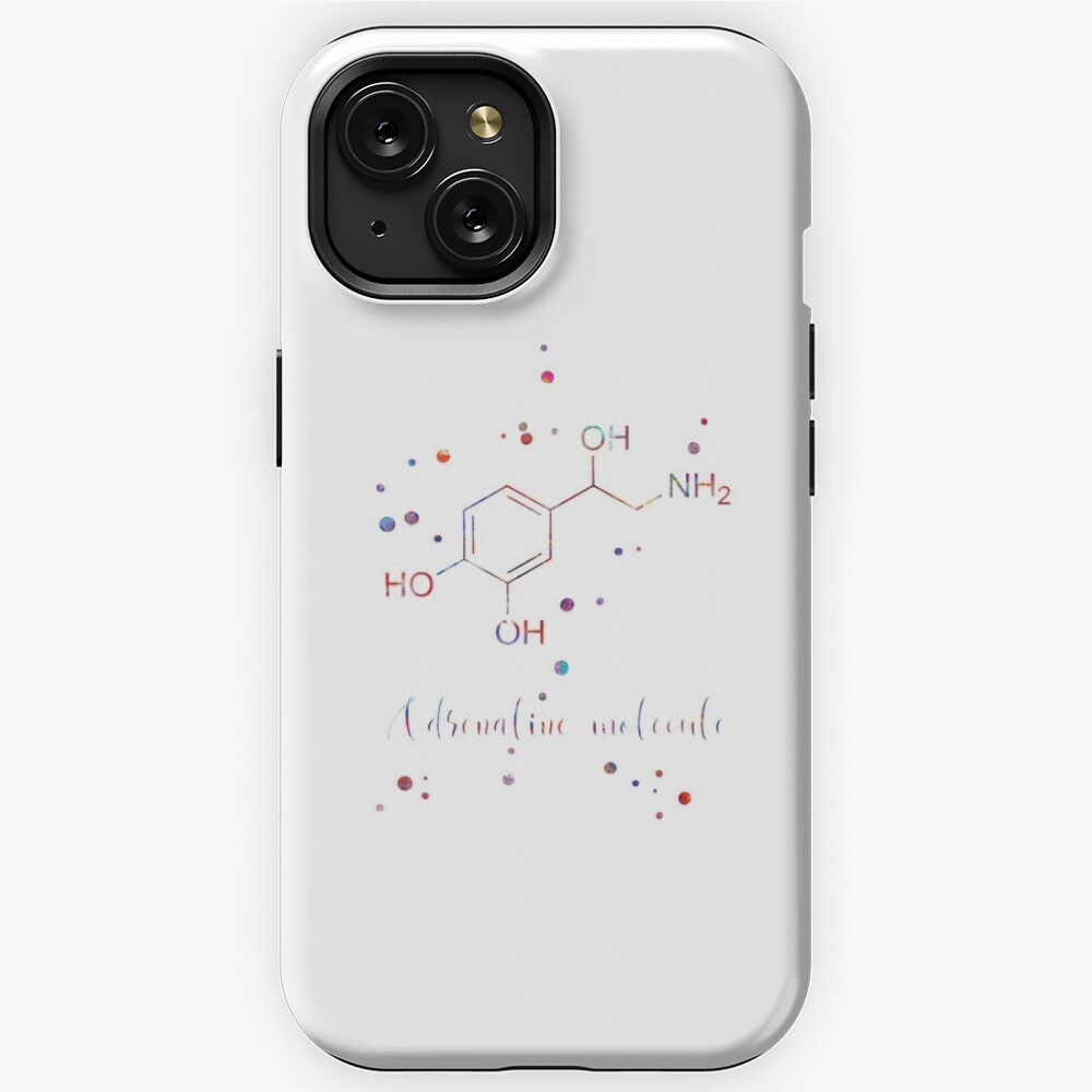 Adrenaline molecule, hormone