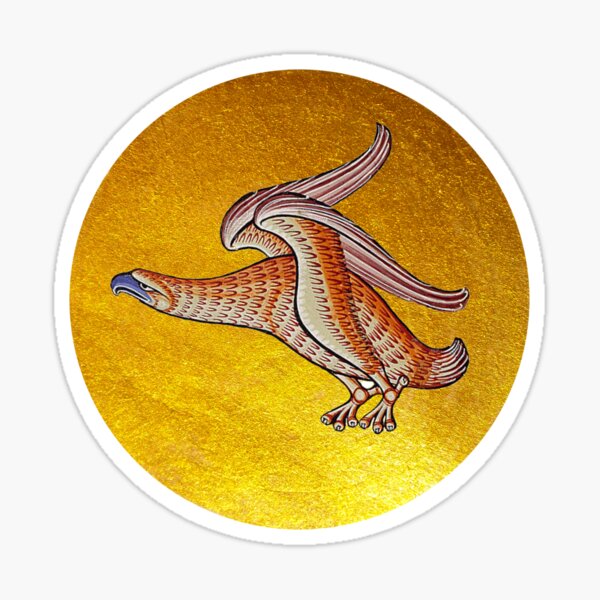 Eagle and rising sun Sticker