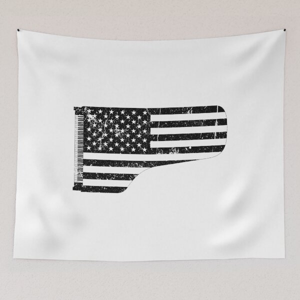 Item preview, American Flag Grand Piano design designed and sold by phoxydesign.