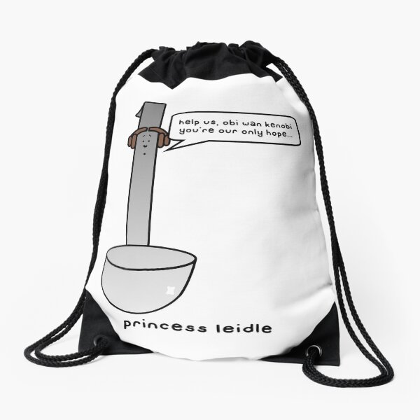 princess leidle Drawstring Bag