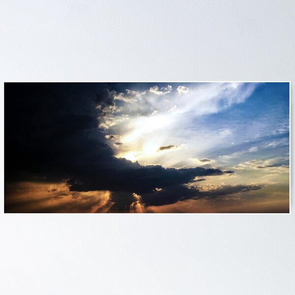 Sunset in a blaze of glory Poster