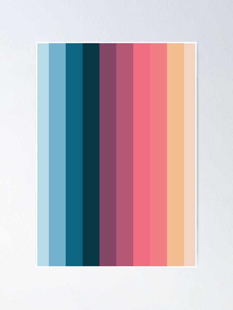 Colorful Stripes 4 Poster