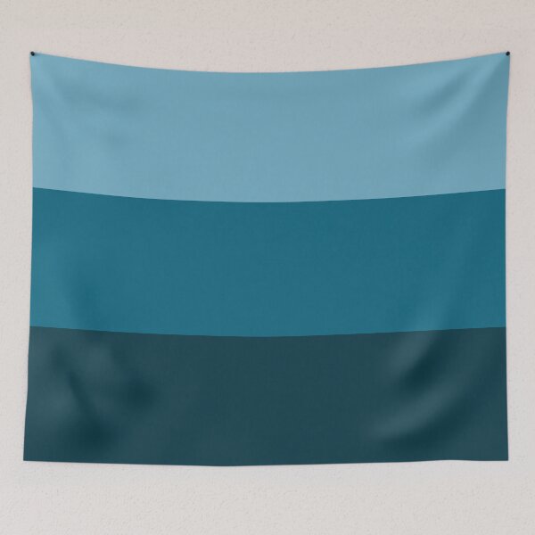 Item preview, fading blue stripes (4/4 of sunset color set) designed and sold by ohaniki.