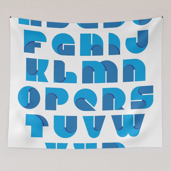Item preview, ALPHABET round designed and sold by Panda3 art.