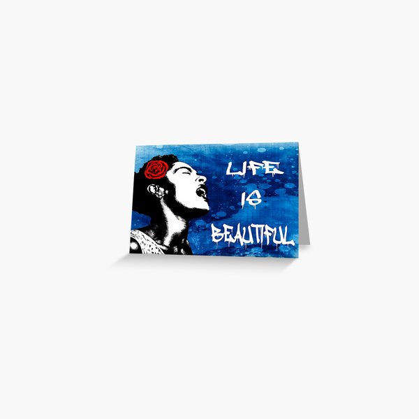 Item preview, Banksy life is beautiful  designed and sold by belugastore.