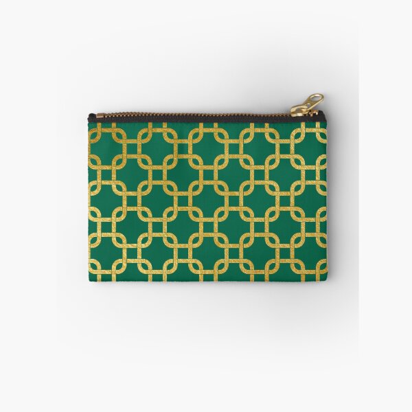 Item preview, Gold chains on green designed and sold by elfina.