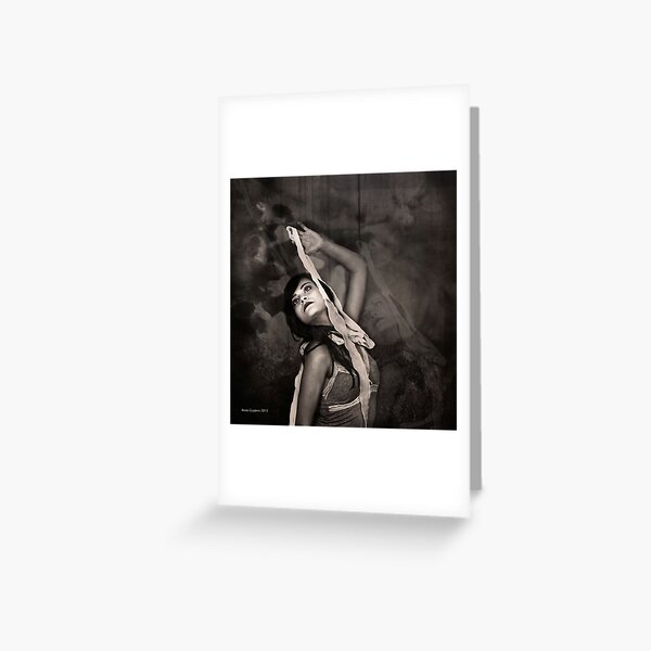 shadow on the wall... Greeting Card