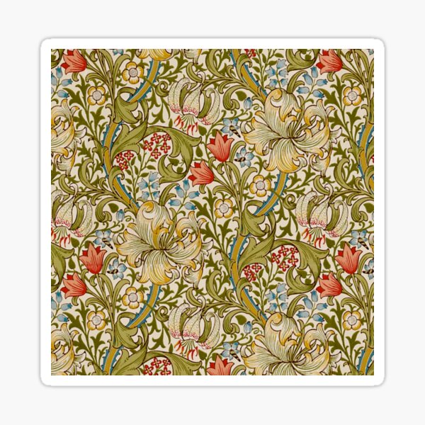 Golden Lilies Sticker