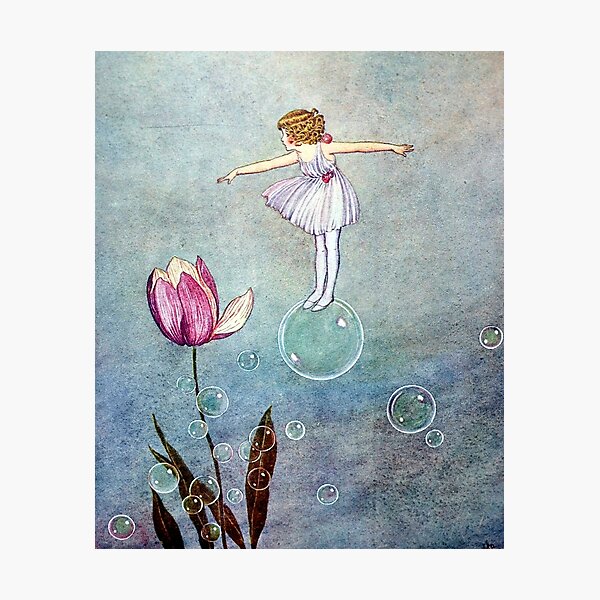 Item preview, Bubble Fairy with Tulips - Ida Rentoul Outhwaite  designed and sold by forgottenbeauty.