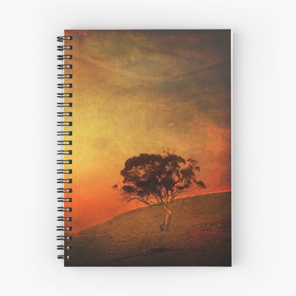 Item preview, Sunset Textured Tree Landscape designed and sold by Clare Colins.