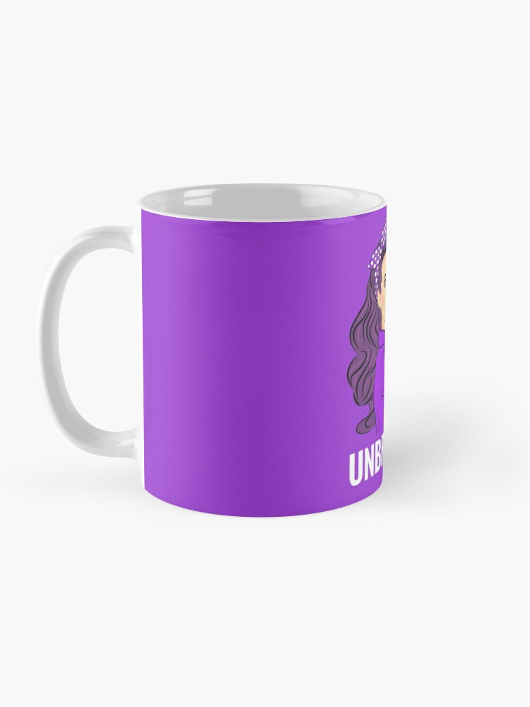 Lupus Awareness Warrior Unbreakable Front & Back Coffee Mug