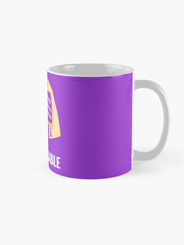 Lupus Awareness Warrior Unbreakable Front & Back Coffee Mug