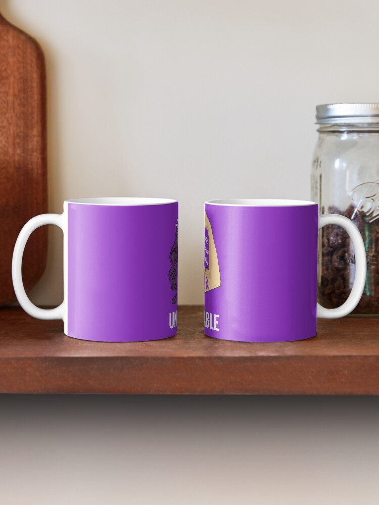 Lupus Awareness Warrior Unbreakable Front & Back Coffee Mug