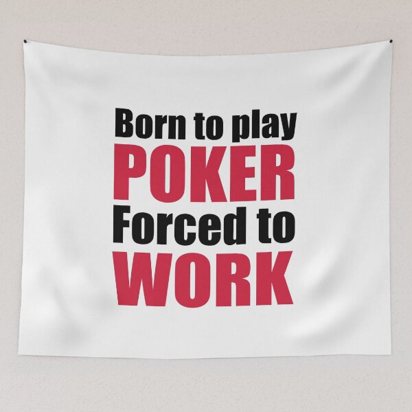 Item preview, Born to play poker designed and sold by Vectorqueen.