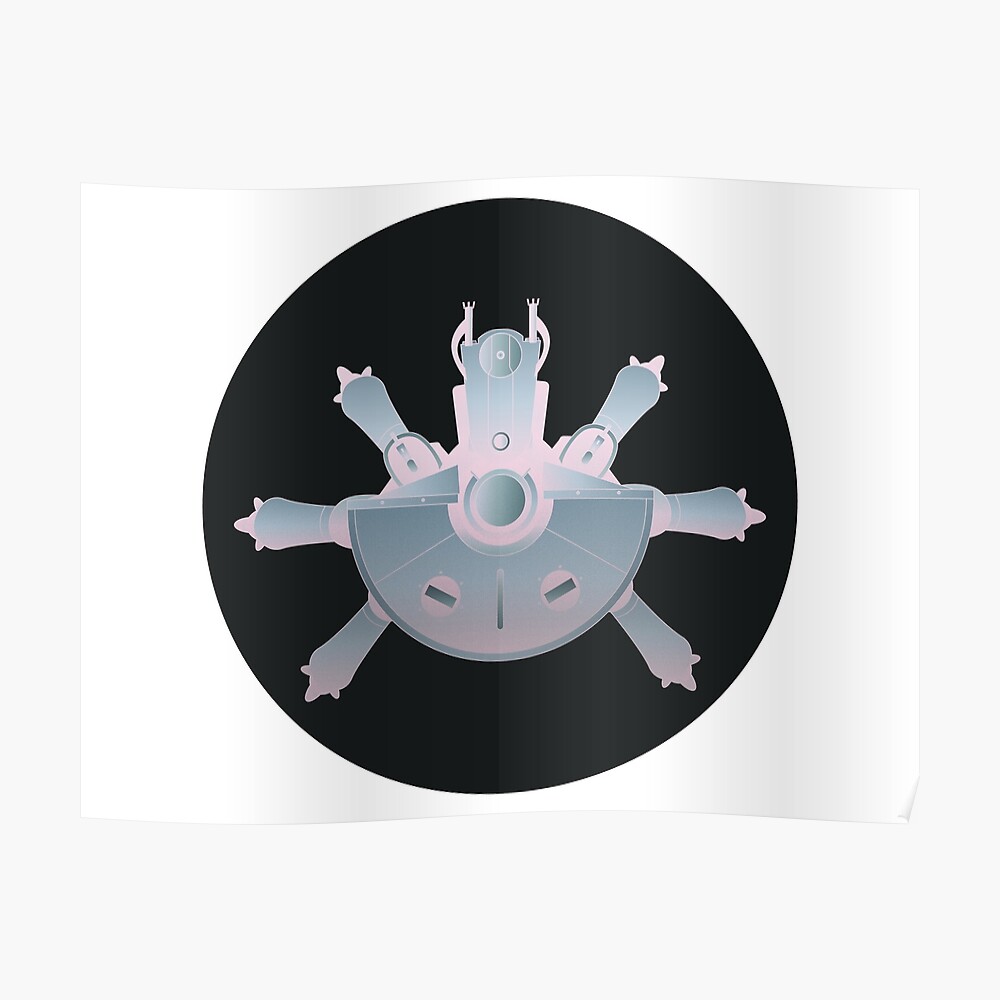 Ghost In The Shell Spider Tank X Ray Sticker By Terminalprime Redbubble