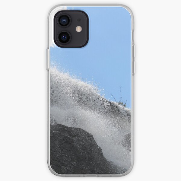 serene waterfall iPhone Soft Case
