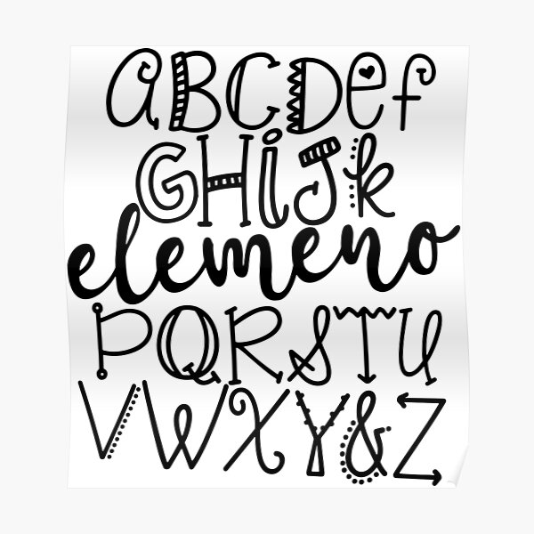 Abcd Alphabet Song Posters for Sale | Redbubble