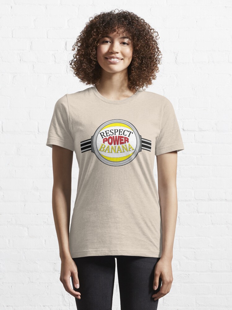 Alternate view of Respect, Power, Banana Essential T-Shirt