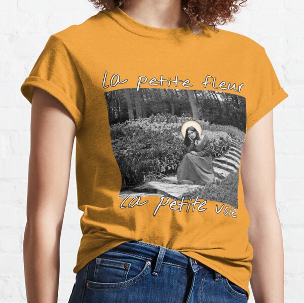 Saint Therese of Lisieux, the little flower on the little path Classic T-Shirt