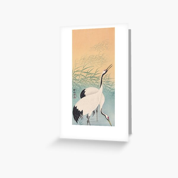 Item preview, Crane by Ohara Koson designed and sold by topower.
