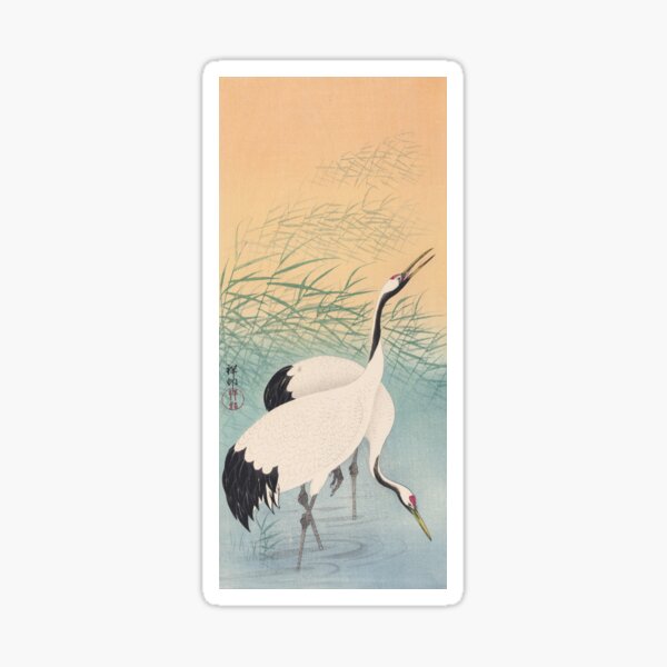 Item preview, Crane by Ohara Koson designed and sold by topower.
