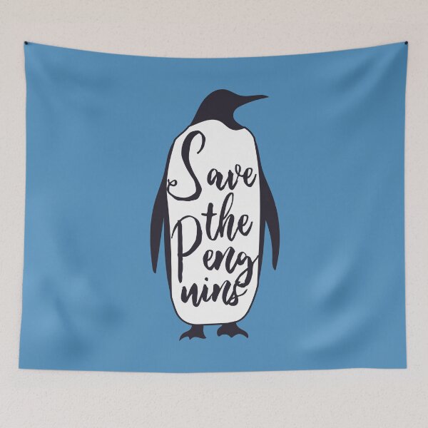 Item preview, Save the Penguins designed and sold by Epic Love Designs.