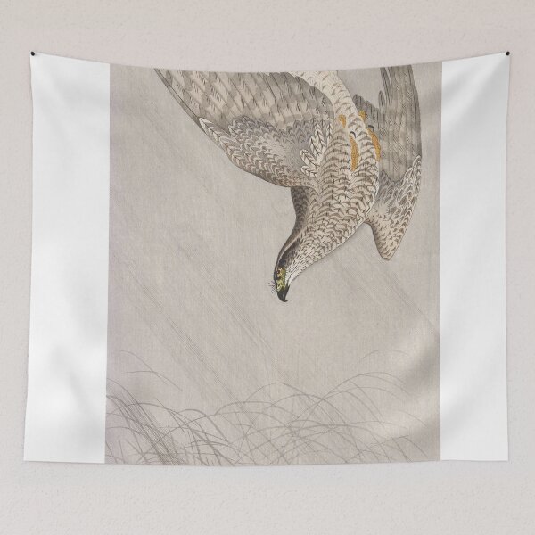 Item preview, Rabbit and Falcon by Ohara Koson designed and sold by topower.