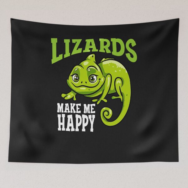Item preview, Lizards Make Me Happy designed and sold by Velveteens.