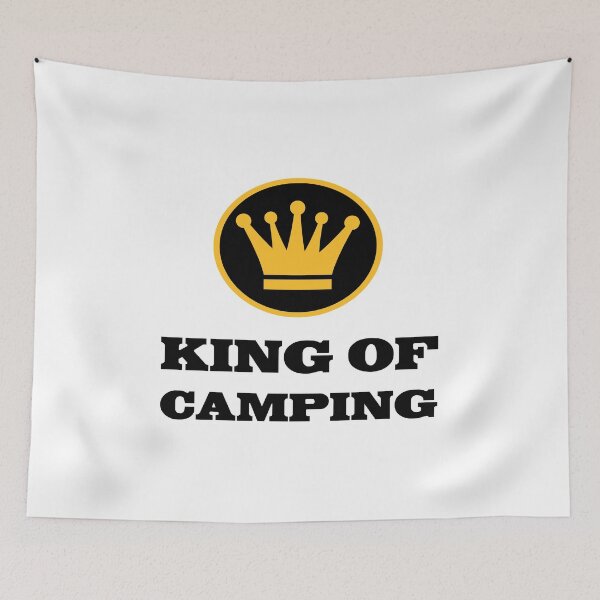 Item preview, King of camping designed and sold by Vectorqueen.